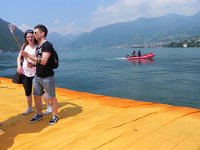 DSCN6802  Selfie sticks and boats to pick up anyone who fell off the pier.