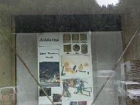 DSCN6980  A whole display about wooden disks which are then set on fire and flung into the valley to chase away winter (or something like that)