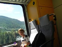 DSCN7012  Our neighbor on the train seemed to think that we were a bit odd