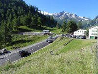 DSCN7070  Barricades along the side of the road