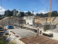 20160728 155458  Amy wasn&#39;t feeling well, so they bailed on the hike, though Tim still came to dinner (this is a Constantin apartment project in Chexbres)