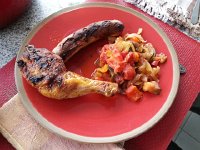 20160618 183830  Grillades with ratatouille