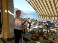 20160622 200356  22 June - dinner on the balcony