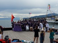 20160618 160459  on cue a boat cruises behind them