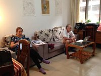 5  Then we hang out in N&#38;A&#39;s a/c apartment!