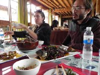 DSCN6521  Despite the dubious faces, the food (including the roast fish) was excellent!