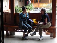 DSCN6585  The women discuss...