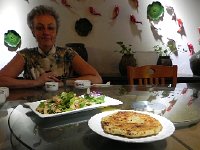 DSCN6595  as is Christine contemplating dinner!