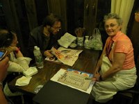 DSCN6493  A noisy table in what was otherwise a good restaurant! We commandeered a table upstairs away from the kitchen