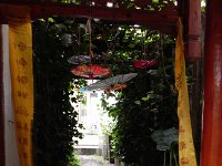 DSCN6598  The walkway to the back courtyard and our room