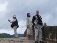 DSCN6630  Modern vestweat with passing lovely young woman