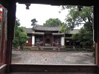 DSCN6695  View from the theater stage across to the temple