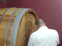 20160625 181957  Michel tapping a special barrel...