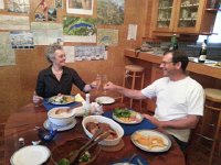 20160625 203000  Here&#39;s to dinner with David!