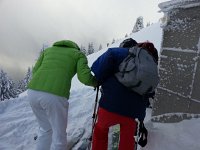 20160306 091028  Taking Améllie and David powder skiing