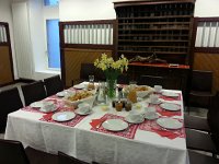 20160325 082129  25 March breakfast set up at the Chateau de la Mazure