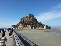 20160325 154800  What luck! Blue sky over Mont Saint-Michel!