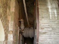 20160325 163911  and lifted by six people walking inside this giant wheel to haul up the rope