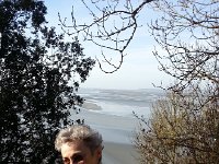 20160325 170921  Christine and tidal flats