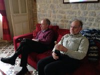 IMG 2727  Jacques and me, with champagne