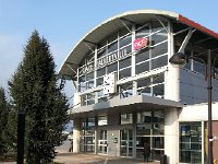 20160312 085004  Waiting for J&#38;F with Beth at the Albertville station.