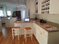 20160526 114852  My work station in their palatial kitchen.