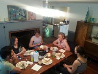 20160523 081617  part photo triage, part Claire&#39;s papers: decisions are made, final destinations fixed