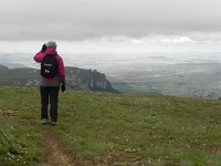 DSCN7784  Looking out from the trailhead down to the lowlands