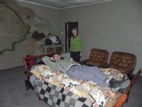 DSCN7971  We set Ian up in the main room of the backpacker facility