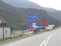 DSCN7977  Abandonned work site over the pass in Lesotho