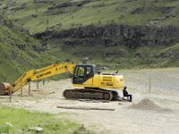 DSCN7993  Making sure that no one makes off with the shovel!