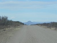 DSCN8034  the long gravel road into Petersberg