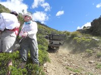 DSCN8081  We needed several runs at this section to get over it, Nadine holds Kurt