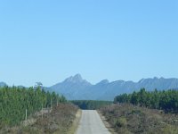 DSCN8664  The access road with pre-alpes like mountains in the distance