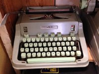 IMG 3454  A typewriter in Galetas!