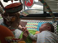 IMG 4648  Valèrie checking out Liam&#39;s little hands