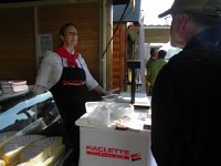 DSCN7527  Madame checks if I am worthy of some raclette