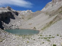 20160903 124652  Up and over the first big wall, a tarn