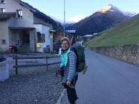 IMG 2100  Sharon getting ready to get on the bus