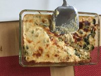 IMG 3031  dinner of chard gratinée at Bri&#39;s place in Zürich