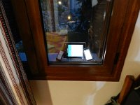 DSCN3912  Hours later on the plateau at Kares - cold (800m) with wifi reception only outside the room