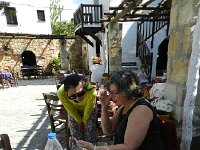 DSCN3787  Mary Jo and young woman conferring