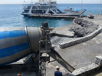 20170408 130444  local entertainment - the cement truck came on the ferry