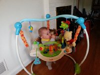 20170427 075126  Liam surrounded by distractions