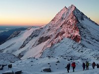 20170813 062303  up a snowfield Pizzo d&#39;Andolla behind