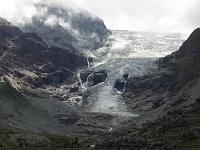 20170819 133636  view from small power lake in the valley bottom Turtmann Glacier ahead