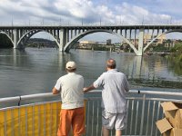 IMG 2313  watching them paddle upriver