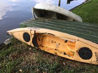 IMG 2343  staging the donating windsurfers and kayaks