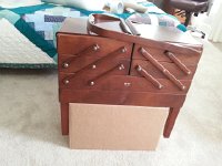 20171201 093608  packing stuff to ship to Nikki, among others...