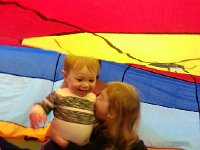 20171210 110941  Liam was absolutely transported with delight under the undulating parachute